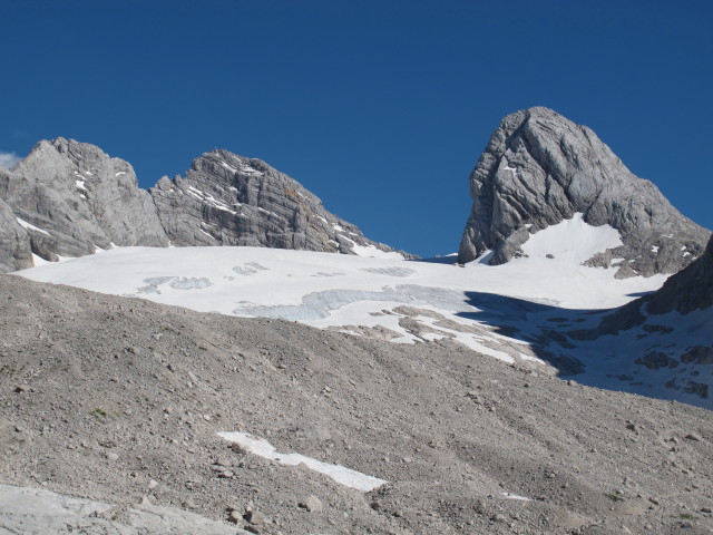 Großer Gosaugletscher von der Adamekhütte aus (19. Juli)