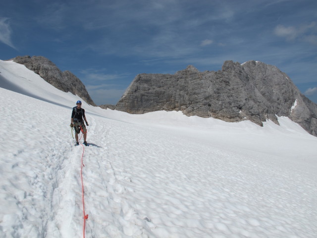 Christian am Hallstätter Gletscher (20. Juli)