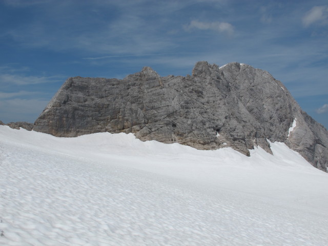 Hohes Kreuz vom Hallst&auml;tter Gletscher aus (20. Juli)