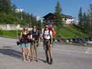 Sabrina, Christian und ich beim Hotel Türlwandhütte, 1.692 m (18. Juli)