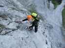 Anna-Klettersteig: Sabrina am Höhlenpfeiler (19. Juli)