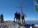 Christian, Sabrina und ich auf der Dachsteinwarte, 2.741 m (19. Juli)