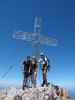 Christian, Sabrina und ich am Hohen Dachstein, 2.995 m (19. Juli)