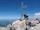 Christian, Sabrina und ich am Hohen Dachstein, 2.995 m (19. Juli)