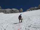 Christian am Großen Gosaugletscher (19. Juli)