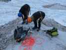 Christian und Sabrina zwischen Adamekhütte und Großem Gosaugletscher (20. Juli)