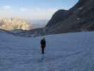 Sabrina am Großen Gosaugletscher (20. Juli)