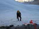 Sabrina am Großen Gosaugletscher (20. Juli)