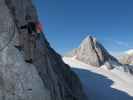 Amon-Klettersteig: Christian zwischen Einstieg und Simonyscharte (20. Juli)