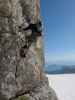 Amon-Klettersteig: Christian in der Simonyscharte, 2.674 m (20. Juli)