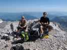 Sabrina und Christian am Hohen Kreuz, 2.837 m (20. Juli)