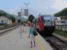 Mama im Bahnhof Gutenstein, 468 m (27. Juli)