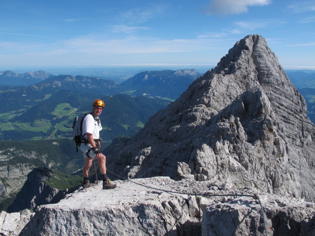 Erich auf Weg 441 zwischen Schönfeldspitze und Watzmann (2. Aug.)