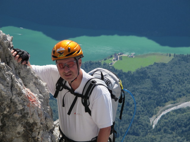 Erich auf Weg 441 zwischen Schönfeldspitze und Watzmann (2. Aug.)