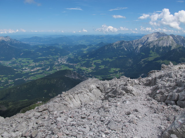 Weg 441 zwischen Hocheck und Watzmannhaus (2. Aug.)