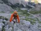 Erich auf Weg 441 zwischen Wimbachgrieshütte und Schönfeldspitze (2. Aug.)