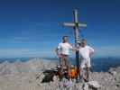 Ich und Erich auf der Schönfeldspitze, 2.712 m (2. Aug.)