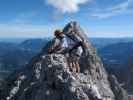 Erich auf Weg 441 zwischen Schönfeldspitze und Watzmann (2. Aug.)