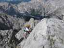 Erich auf Weg 441 zwischen Schönfeldspitze und Watzmann (2. Aug.)