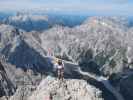 Erich auf Weg 441 zwischen Schönfeldspitze und Watzmann (2. Aug.)