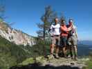 Ich, Gudrun und Christoph in Sitzstatt, 1.376 m