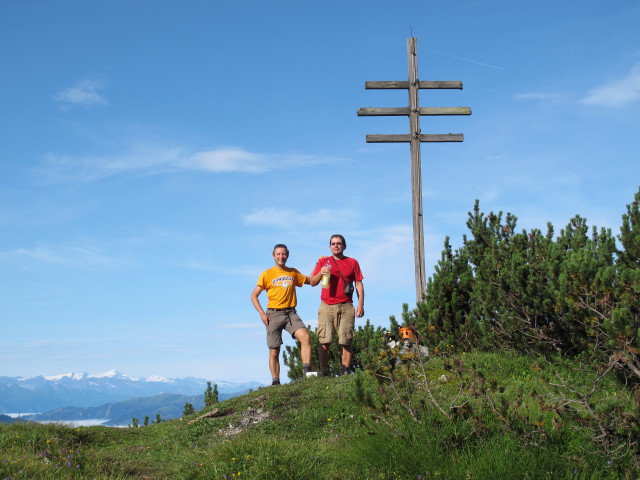 Ich und Axel am Braggstein, 1.827 m