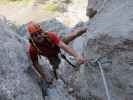 Selbhorn-Klettersteig: Axel im Herzogkamin