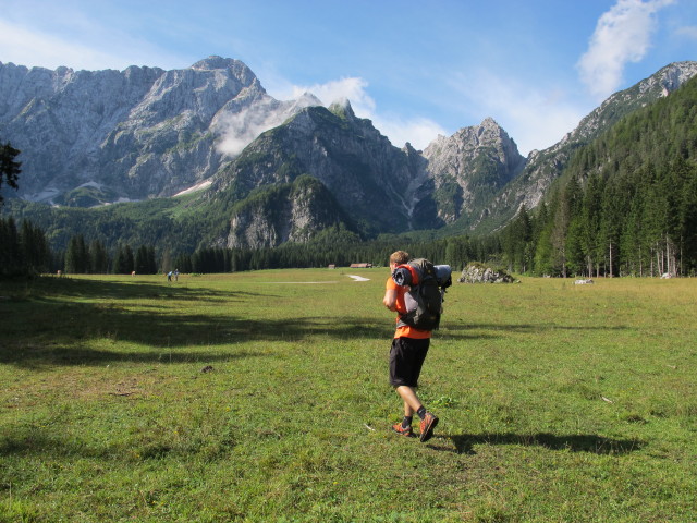 David auf der Alpe del Lago (16. Aug.)