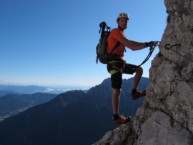 Via Ferrata Italiana al Mangart: David (17. Aug.)