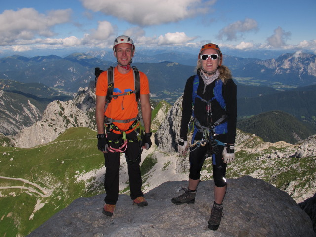 Ferrata Slovena: David und Sabrina (17. Aug.)