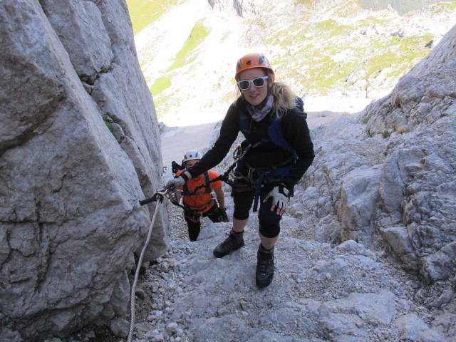 Ferrata Slovena: David und Sabrina (17. Aug.)