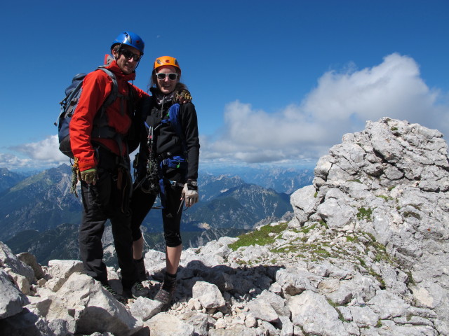 Ferrata Slovena: Christian und Sabrina (17. Aug.)