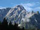 Mangart vom Lago di Fusine inferiore aus (16. Aug.)