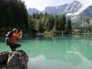 David beim Lago di Fusine superiore, 929 m (16. Aug.)