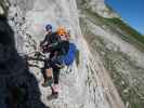 Via Ferrata Italiana al Mangart: Christian und Sabrina (17. Aug.)