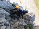 Via Ferrata Italiana al Mangart: Sabrina und Christian (17. Aug.)