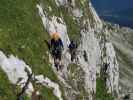 Via Ferrata Italiana al Mangart: Sabrina und Christian (17. Aug.)