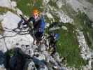 Via Ferrata Italiana al Mangart: Sabrina und Christian (17. Aug.)