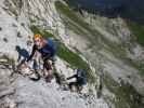 Via Ferrata Italiana al Mangart: Sabrina und Christian (17. Aug.)