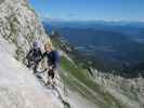 Via Ferrata Italiana al Mangart: Christian und Sabrina (17. Aug.)