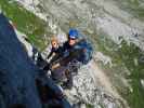 Via Ferrata Italiana al Mangart: Sabrina und Christian (17. Aug.)