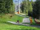 Erich auf der Roller- und Mountaincartbahn