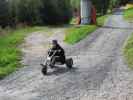 Christina auf der Roller- und Mountaincartbahn