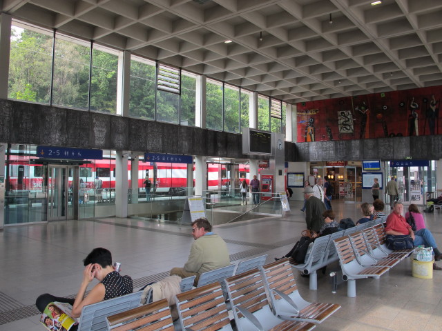 Hauptbahnhof Leoben, 540 m (29. Aug.)