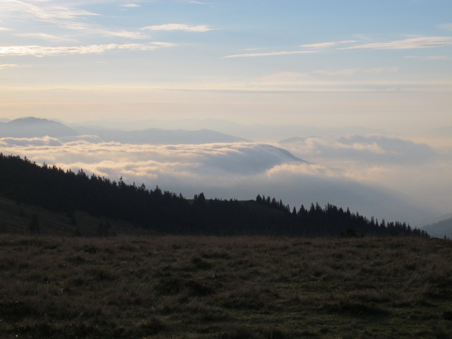 vom Wetterkogel Richtung Südosten (30. Aug.)