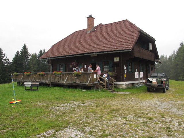 Hochanger-Schutzhaus, 1.304 m (30. Aug.)