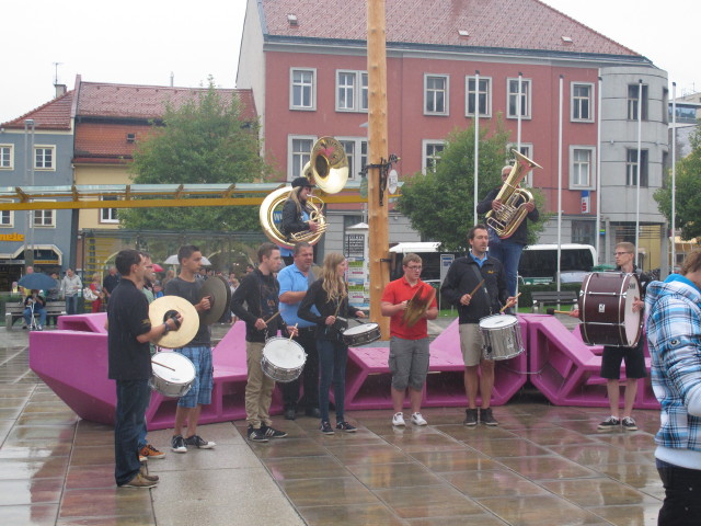 Hauptplatz von Bruck an der Mur (30. Aug.)