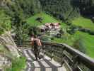 Axel zwischen Partschinser Wasserfall und Gasthof Wasserfall