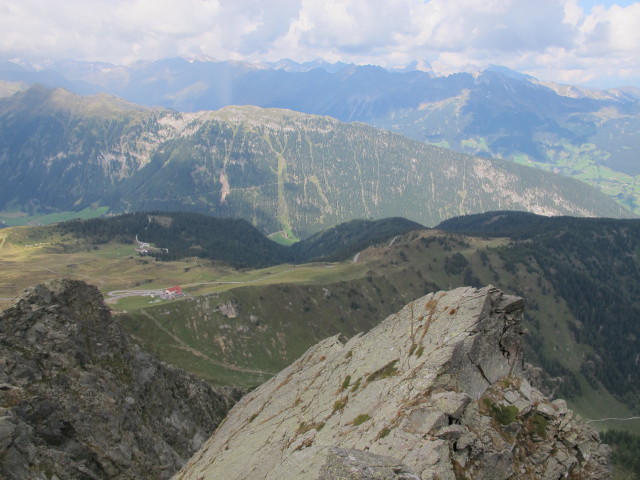 vom Jaufenspitze-Nordgrat Richtung Norden