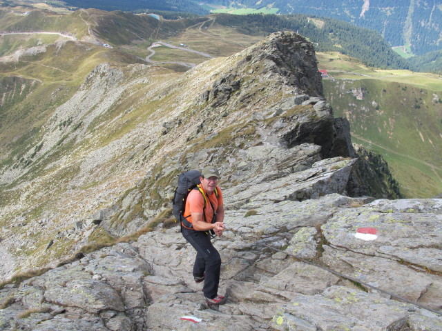 Axel auf Weg 17 zwischen Jaufenspitze und Jaufenpass